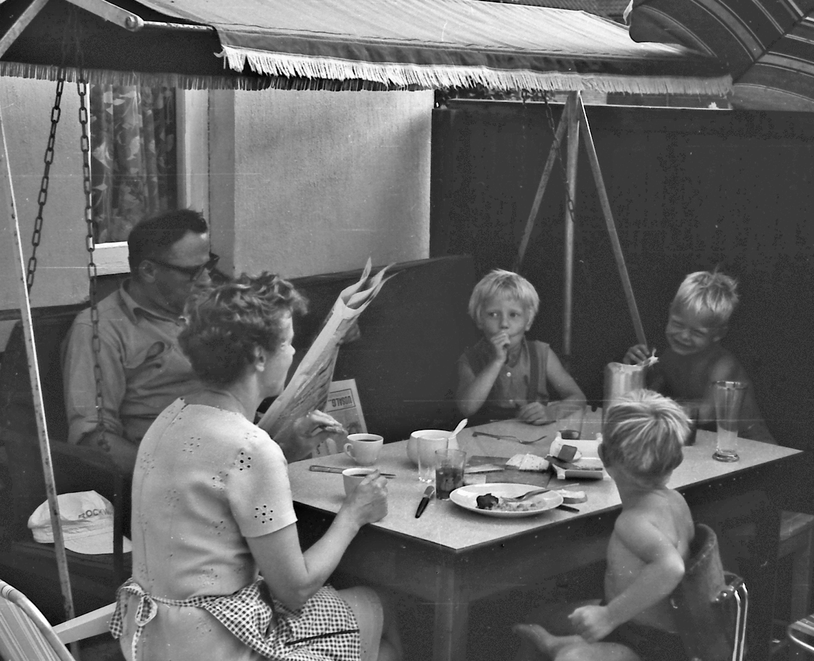 Hos farfar og farmor